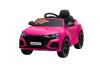 **Voiture électrique enfant Audi RSQ8 rose | Entrée USB/SD | Siège en cuir | 2 × 35 W | Batterie 12 