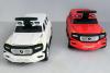 Kids Pull Along Licensed Mercedes-Benz  Ener-G-Force Luggage- White Small Travel Bag