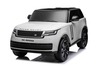 Electric Ride-on car Range Rover Model 2023, Two Seater, White, Leatherette Seats, Radio with USB In