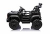 Ford Bronco XL elektrische kinderauto met achterwielaandrijving, gelicentieerd (tweezitter), zwart, 