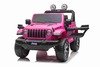 Electric Ride-On JEEP Wrangler, Pink, Double Leather Seat, Radio with Bluetooth and USB Input, 4x4 D