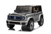 Electric Ride-on car Mercedes-Benz EQG 12V, grey, LED underlighted body parts, Functional front and 