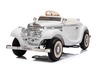 Electric Ride-On Toy Car Mercedes-Benz 540K, White, Local parental control by Steering wheel, 2.4Ghz