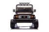 Electric Ride-on car Toyota FJ Cruiser XXL with 4x4 drive, licensed (Two-seater), sand-black, Portab
