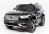 Electric Ride-On Volvo XC90, Black, Double Leather Seat, MP3 player with USB Input, Opening doors an