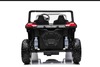 Electric Ride-on car UTV XXL 24V, white, two-seater, Engine with differential, Inflatable rubber whe
