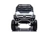 Electric Ride-On Toy Car Mercedes-Benz UNIMOG - White, 2.4Ghz Remote controller, 4 X 4, two-seats, S