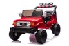 Electric Ride-on car Toyota FJ Cruiser XXL with 4x4 drive, licensed (Two-seater), red, Portable lith