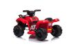 Electric QUAD MINI 6V, Red, MP3 player with USB / AUX input, 1 X 25W Engine, 6V / 4Ah battery, funct