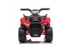 Electric QUAD MINI 6V, Red, MP3 player with USB / AUX input, 1 X 25W Engine, 6V / 4Ah battery, funct