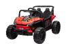 Electric ride-on car UTV Small 12V, red, Rear wheel drive, 12V battery, Plastic wheels, Wide double 
