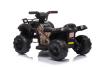 Electric QUAD MINI 6V, Black, MP3 player with USB / AUX input, 1 X 25W Engine, 6V / 4Ah battery, fun