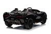 Electric Ride-on car Lamborghini Sian 4X4, black, 12V, 2.4 GHz remote control, USB / AUX Input, Blue
