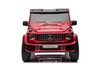 Electric Ride-on car Mercedes-Benz G63 AMG 4x4² Two-seater 24V, Red painted, MP4 Player with USB/AUX