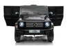 Electric Ride-on car Mercedes G500 12V, black, 2.4 GHz remote control, USB / SD Input, Rear suspensi