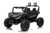 Electric Ride-on car T-REX Ride 4x4 Two-seater 24V, black, MP3 Player with USB/AUX input, 4x4 drive,