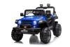 All Ride electric car with rear-wheel drive, blue, 12V battery, High chassis, wide seat, Suspension 