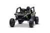 Electric Ride-on car Kawasaki TERYX KRX 1000 12V, black, single seat, rear axle suspension, 2.4 Ghz 