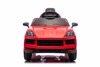 Auto elettrica per bambini Porsche Cayenne 12V con trazione posteriore - con licenza (1 posto), ross