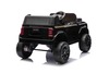 Electric ride-on car Toyota Landcruiser 12V, black, wide single seat, 2.4 GHz remote control, USB / 