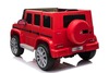 Electric Ride-on car Mercedes G500 12V, red, 2.4 GHz remote control, USB / SD Input, Rear suspension