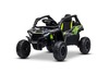 Electric Ride-on car Kawasaki TERYX KRX 1000 12V, black, single seat, rear axle suspension, 2.4 Ghz 