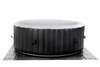 BeneoSpa NEW Portable Inflatable Bubble Spa, Hot Tube, Jacuzzi, Black-White