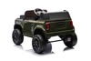 Electric ride-on car Toyota Landcruiser 12V, military green, wide single seat, 2.4 GHz remote contro