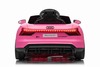 Electric Ride-on car Audi RS E-tron GT 12V, pink, wide single seat, 2.4 GHz remote control, USB / AU