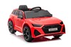 Auto elettrica per bambini Audi RS6 12V, Rosso | Sedile in pelle | Porte apribili | 2 × 25 W motore 