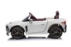 Electric Ride-on car Bentley Bacalar 12V, white, Doors opening upwards, 2.4 GHz remote control, LED 