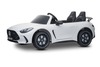 Electric Ride-on car Mercedes GT63 AMG 24V with 4x4 drive, white, Two-seater, Adjustable driver's se