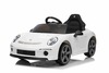 Electric Ride-on car RUF GT 12V, white, Opening doors, 2.4 GHz remote control, LED lights front and 