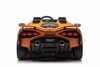 Electric Ride-on car Lamborghini Sian 4X4, orange, 12V, 2.4 GHz remote control, USB / AUX Input, Blu