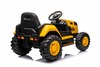 Licensed Caterpillar Electric Excavator, Single Seat, Yellow, USB Input on MP3 Player, Rear Drive wi