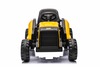 Licensed Caterpillar Electric Excavator, Single Seat, Yellow, USB Input on MP3 Player, Rear Drive wi