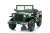 Electric ride-on USA ARMY-car, Green, 4X4,Three-seated, MP3 Player with USB / SD input, All wheel su