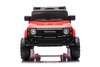 Electric ride-on car Toyota Landcruiser 12V, red, wide single seat, 2.4 GHz remote control, USB / AU
