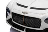 Electric Ride-on car Bentley Bacalar 12V, white, Doors opening upwards, 2.4 GHz remote control, LED 