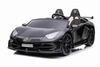 Electric Ride on Car Lamborghini Aventador 12V for two users, Black, Vertical opening doors, 2 x 12V