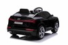 Electric ride-on car Audi E-tron Sportback 4x4 black, Leatherette seat, 2.4 GHz remote control, Eva