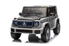 Electric Ride-on car Mercedes-Benz EQG 12V, grey, LED underlighted body parts, Functional front and 