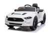 Drift electric ride-on car Ford Mustang 24V, white, Smooth Drift wheels, 2 x 775W Engines, Drift mod