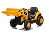 Licensed Caterpillar Electric Excavator with Slope Bucket, Single Seat, Yellow, USB Input on MP3 Pla