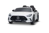 Electric Ride-on car Mercedes GT63 AMG 24V with 4x4 drive, white, Two-seater, Adjustable driver's se