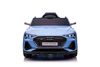 Electric ride-on car Audi E-tron Sportback 4x4 blue, Leatherette seat, 2.4 GHz remote control, Eva w
