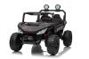 Electric Ride-on car T-REX Ride 4x4 Two-seater 24V, black, MP3 Player with USB/AUX input, 4x4 drive,