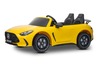 Electric Ride-on car Mercedes GT63 AMG 24V with 4x4 drive, yellow, Two-seater, Adjustable driver's s