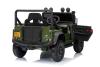 Electric Ride-on car Land Rover Defender 110 SVX 12V, green, 4X4 drive, LED lights, front and rear w