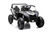 Electric Ride-on car UTV XXL 24V, white, two-seater, Engine with differential, Inflatable rubber whe